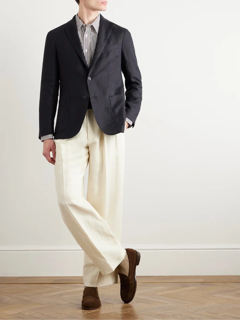 Blue and Tan Outfit Inspiration