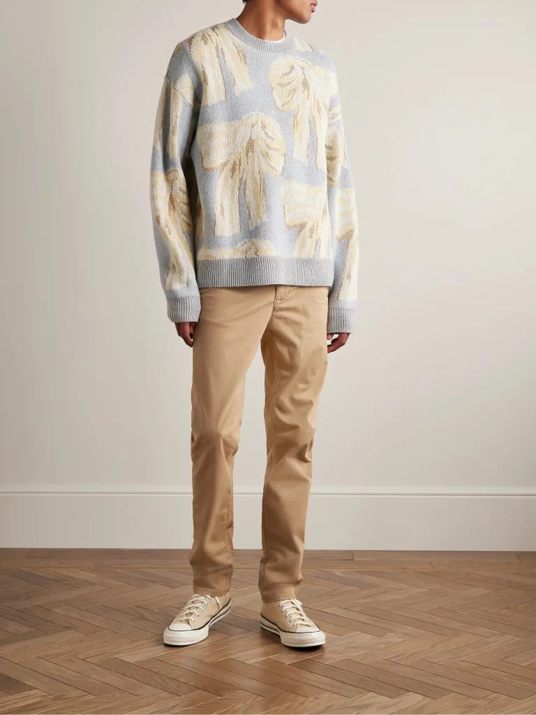 Easy Alvin Slim-Fit Cotton-Blend Chinos