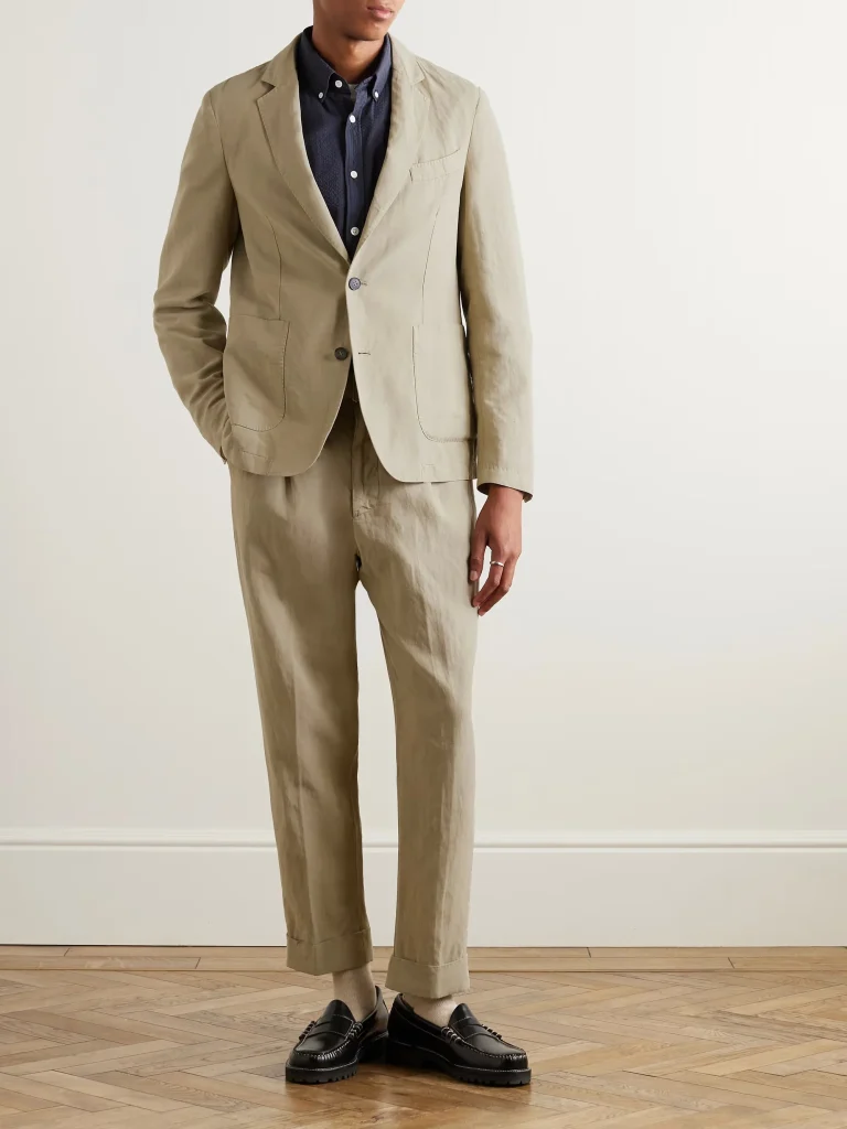 Blue and Tan Outfit Inspiration