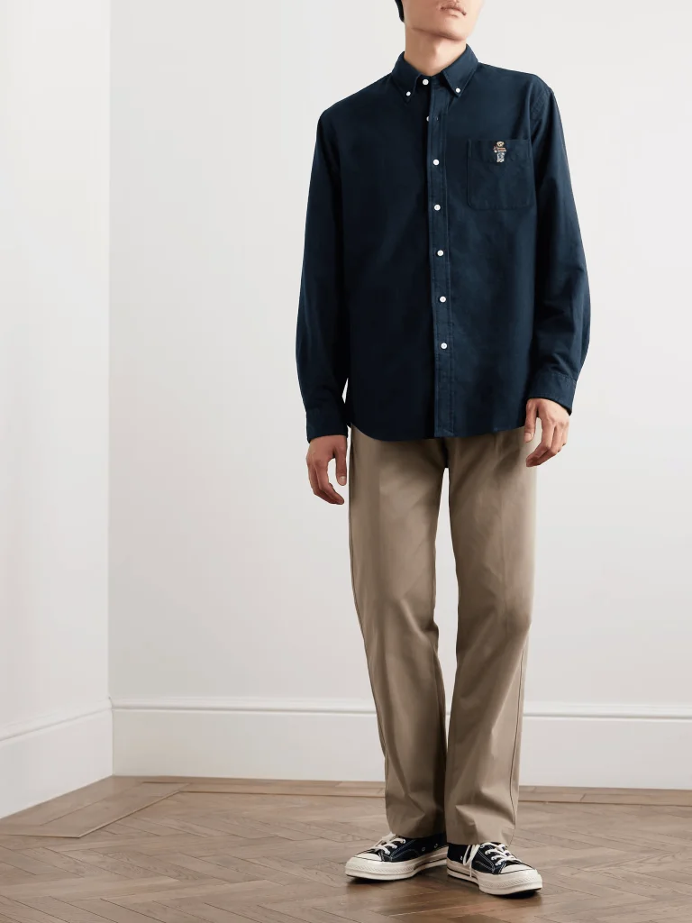 Black Shirt With Neutral Pants
