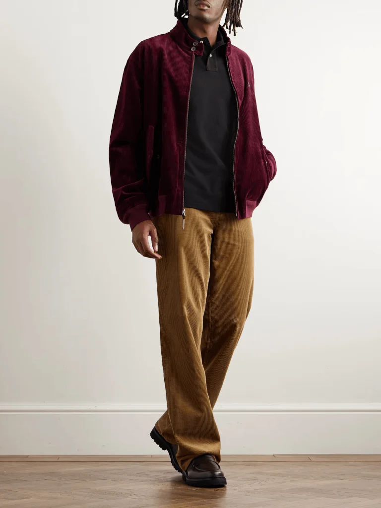 Black Shirt With Warm-Colored Pants
