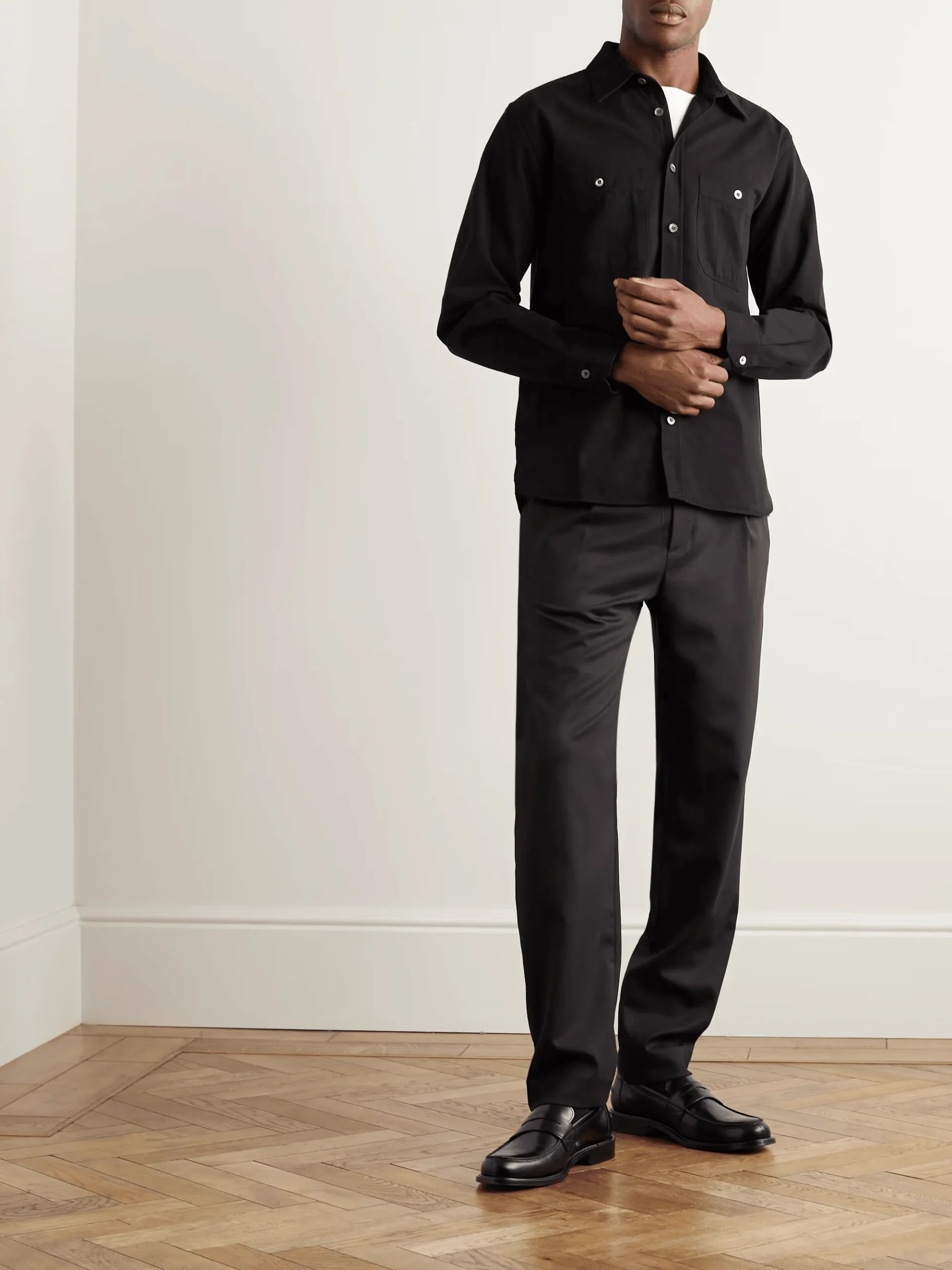 Men In Black Shirts And Black Pants