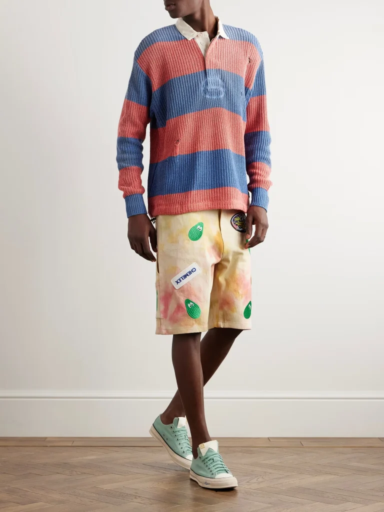 Knee-Length Jorts with a Lightwear Sweater