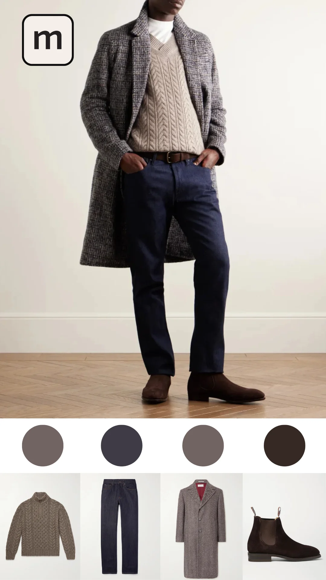 Business Casual Looks with a Brown Sweater