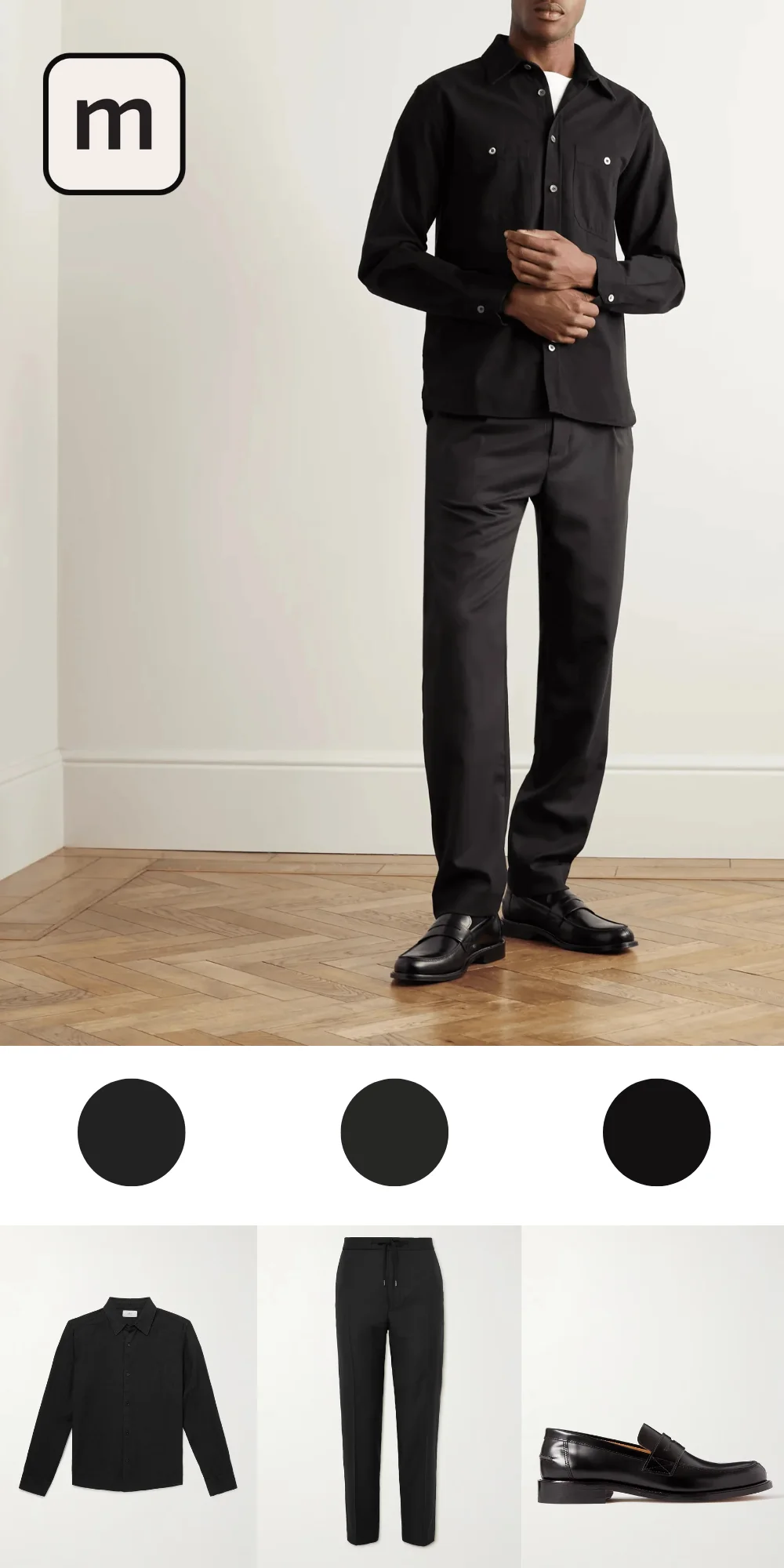 Men In Black Shirts And Black Pants