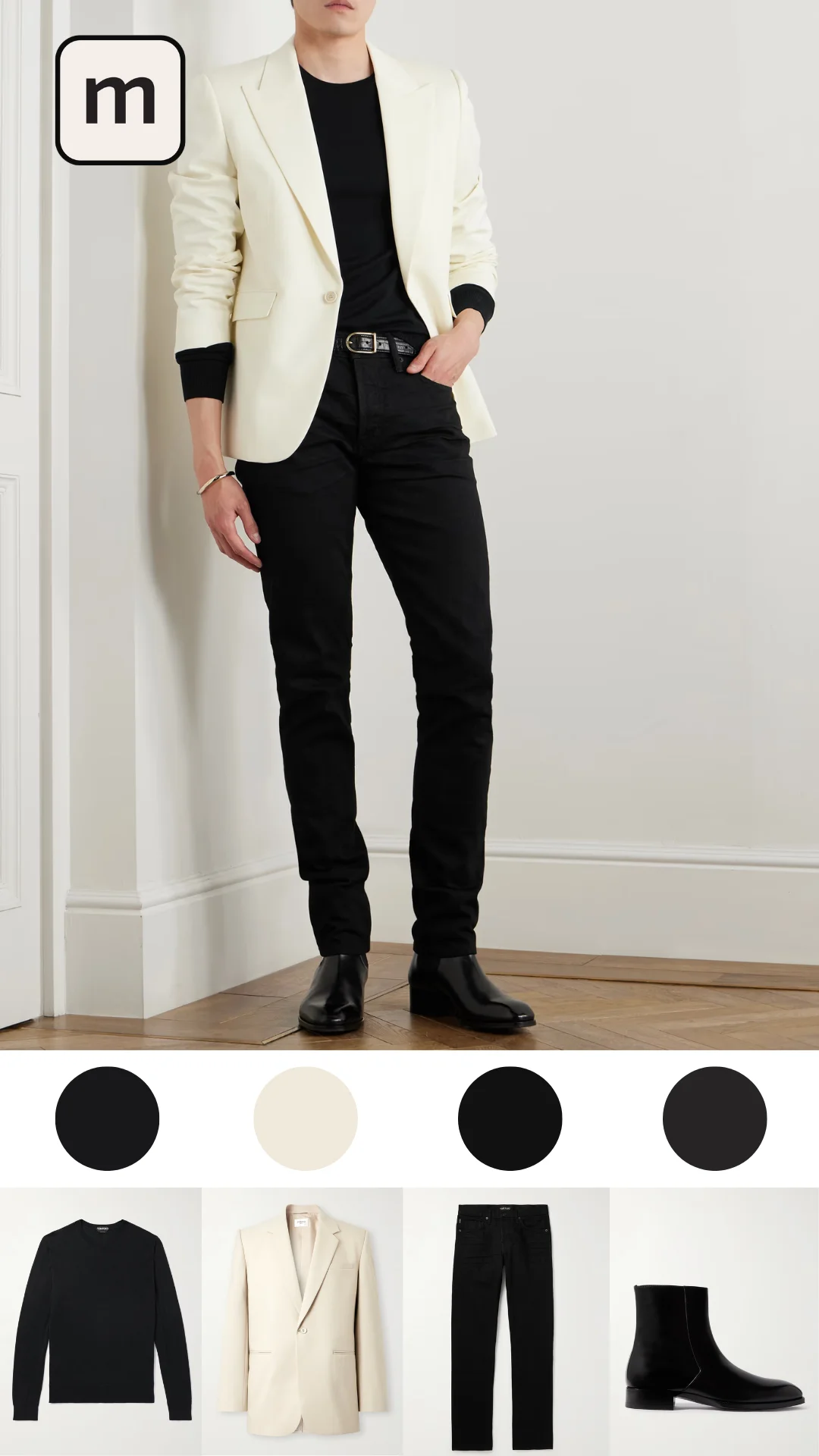 Black Sweater with Black Jeans