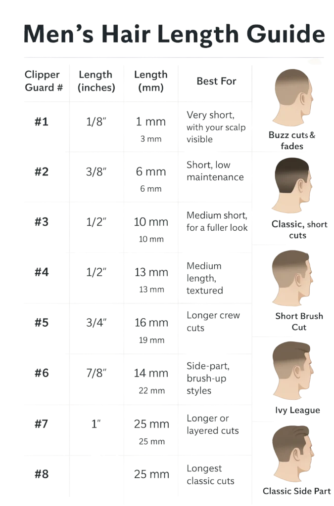 hair length chart