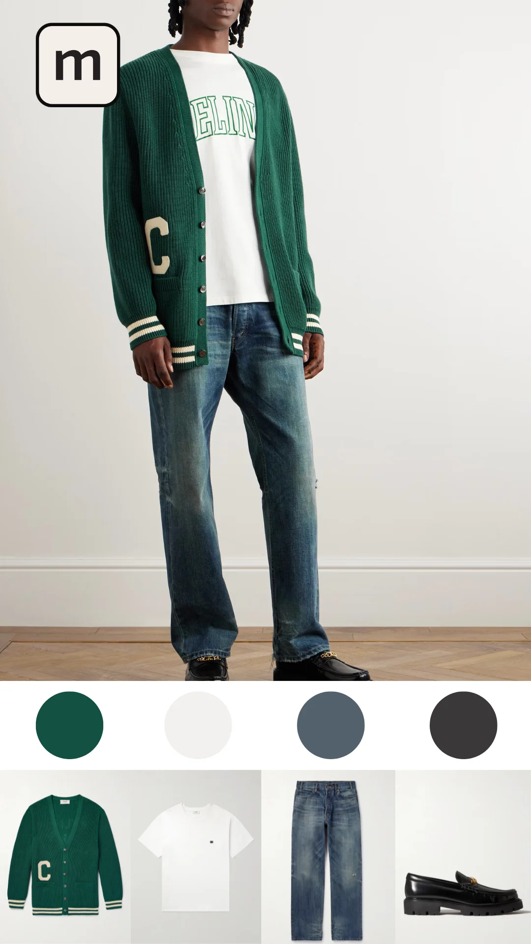 Casual Green Sweater Outfit Men Ideas